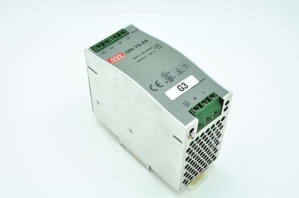 Quality 311175 Mean Well Power Supply MW DR-75-24 24VDC 3.2A 75W For M55 MH MH8 for sale