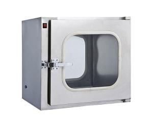 Cold Roll Steel Cleanroom Pass Through Box With SUS304 Inner And Electronic Interlock System