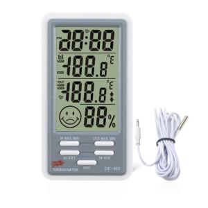 Buy cheap LCD Screen Digital Thermometer Hygrometer Temperature Humidity Meter Alarm Clock product