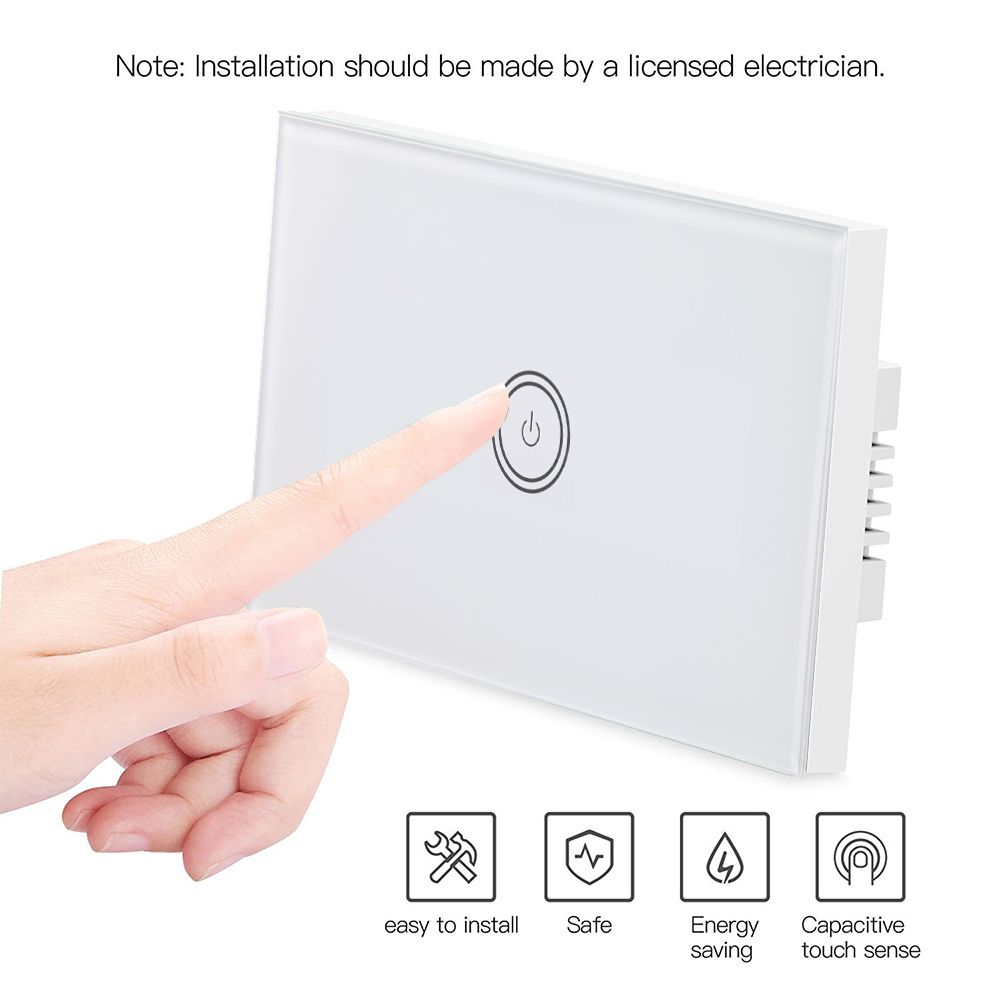 Smart Life WIFI Remote Control Switch 1800w EU Panel Works With Alexa