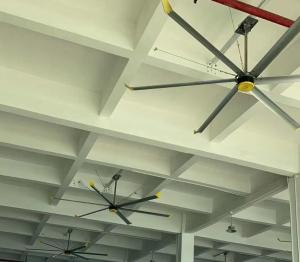 Buy cheap Natural Breeze System with Large Industrial HVLS Ceiling Fan product
