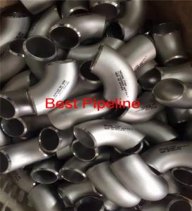 Buy cheap Durable Mild Steel Buttweld Fittings , Butt Weld Tube Elbow Rohrbogen DIN 2605 product