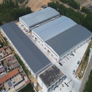 Large Steel Structure Workshop Prefabricated Workshop Buildings With Crane
