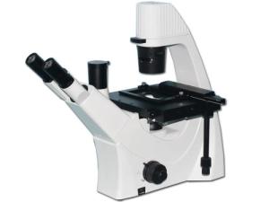 China Trinocular Inverted Biological Microscope 100x - 400x 9w Led Light on sale