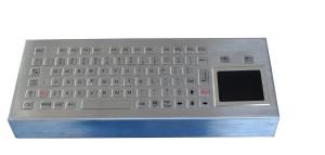 81 key compact  IP65 waterproof ruggedized keyboard  / industrial metal keyboard
