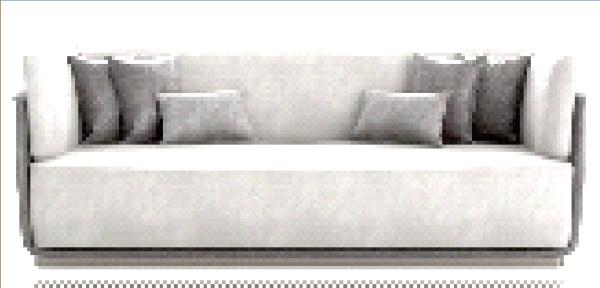 Quality Upholstery Deep Comfortable Couch Upholstery Hotel Lobby Couch Sofa Skin Friendly for sale