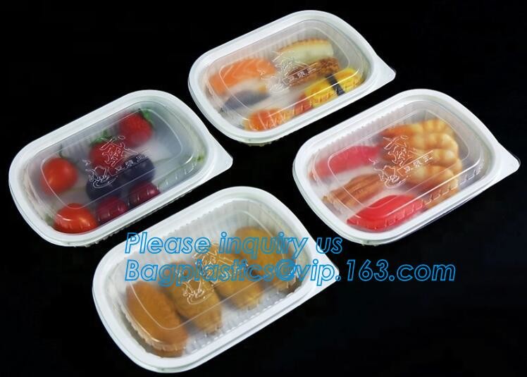 Blister large clear plastic fruit container with lid for fruit packaging,blister fruit box /container/ fruit Tray/ Clear