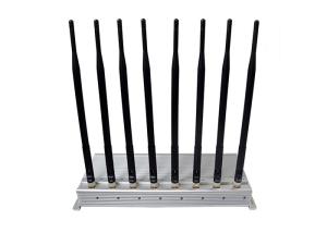 Buy cheap 17W Cell Phone Signal Interrupter , 8 Antennas Device To Block Mobile Phone Signal product