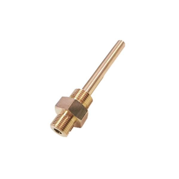 Lead Free Brass Divet Tube Used For Pressure Gage BSP Thread Brass Fittings