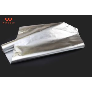 Hermetic Laminated Aluminum Foil Fiberglass Cloth 220gsm Abrasion Proof