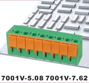 Buy cheap 250V Voltage Rating Terminal Block with Screw/Spring Connector Type product