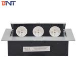hidden type pop up tabletop socket French power strip with usb socket