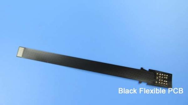 Quality Black Flexible Printed Circuit FPC Built on Polyimide with Bulge Pads for Contact Belt of Inkjet Printer for sale