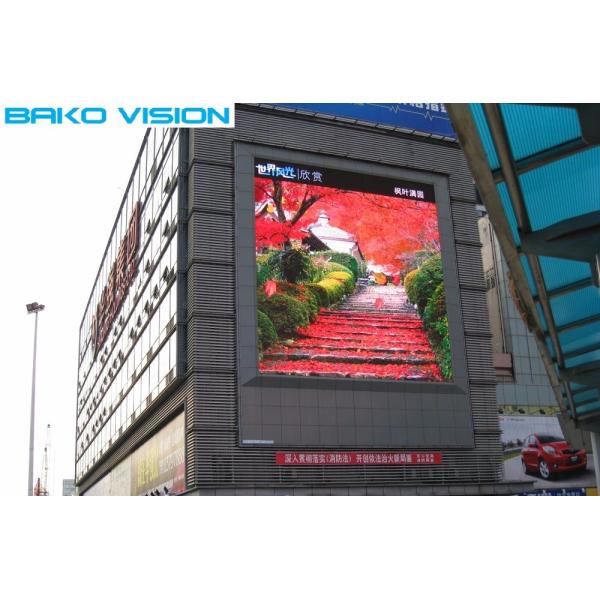 Outdoor Perminant Install LED Video Wall Advertising LED Display Screen IP65 Waterproof