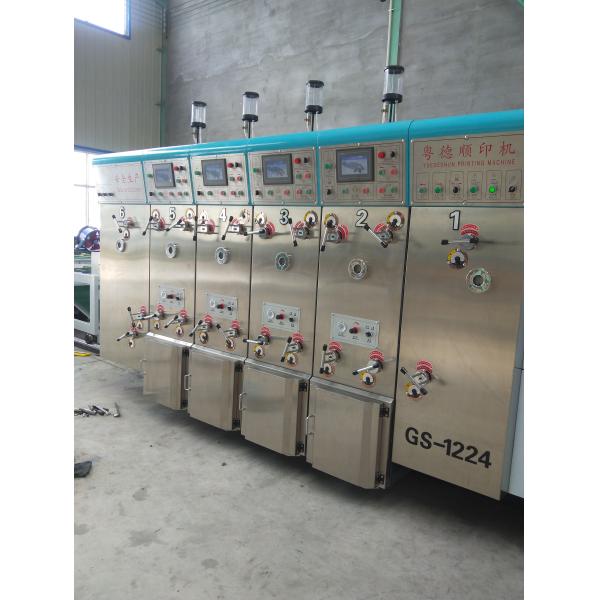 Corrugated Carton Box Making Flexo Printer Slotter Die Cutter Stacker Machine