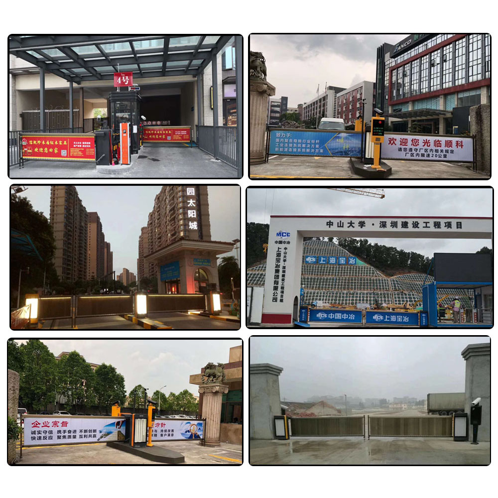 30 Meters Remote Control Heavy Duty Parking Barrier Gate 140W Output Efficiency