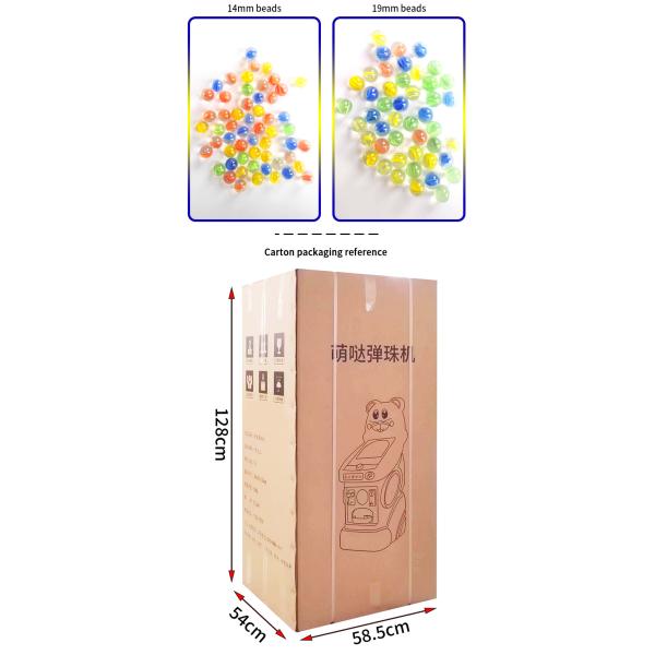 19mm Tiger Arcade Pinball Machine Fun-Filled Entertainment Colorful Design Skill Testing Game Ideal For Kids