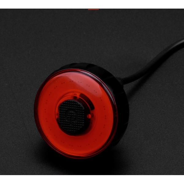 Intelligent Induction Brake Taillight Mountain LED Bicycle Light Aluminum Alloy IPX6