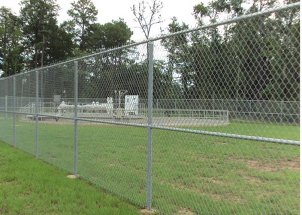 Quality Commercial Chain Link Fence 8 Foot Sliver Color With EC / ISO9000 Certificate for sale