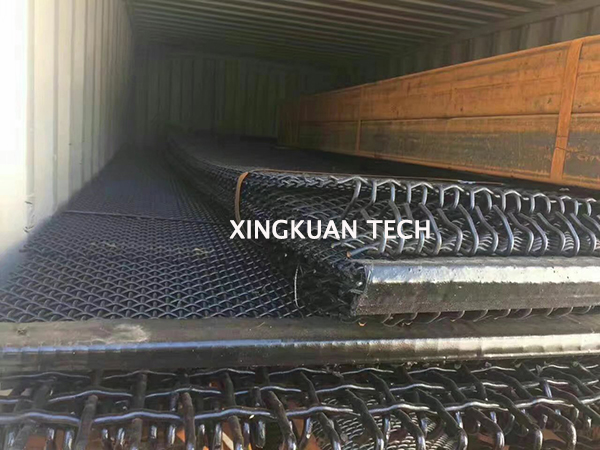 Lock crimp Woven wire screen for mining quarry aggregate sifting wth high wear resistance