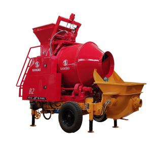 China 8Mpa 40m3/H Concrete Mixer Machine With Pump Large Capacity on sale