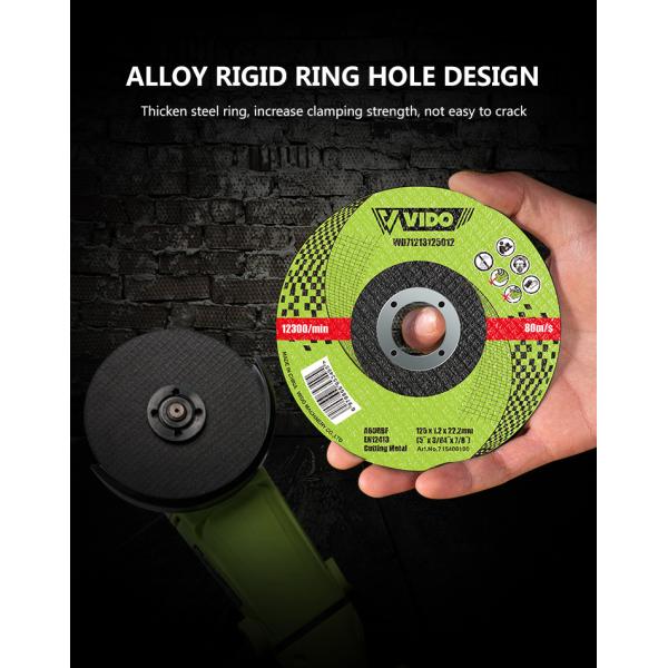 Steel Weld Seams 115x3mm Cutting Metal Disc,The material is aluminum oxide.