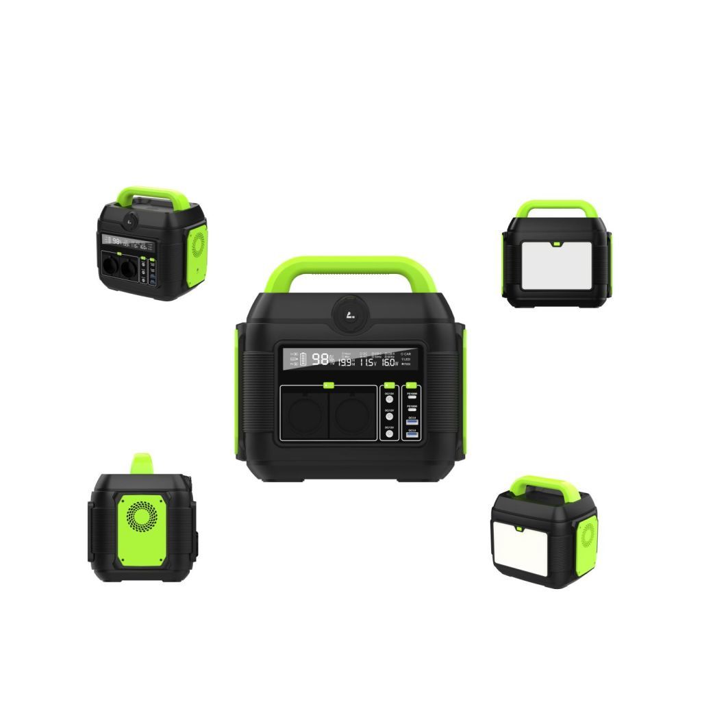 Outdoor Camping Travel RV Energy Storage Power Station Multi-Function Output 600W Mobile Power Station Balcony Charging Treasure Generator