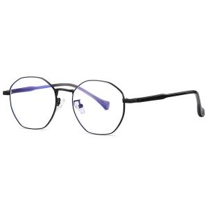 China 145 Millimeter Acetate Metal Glasses Frame Computer Blue Light Blocking on sale