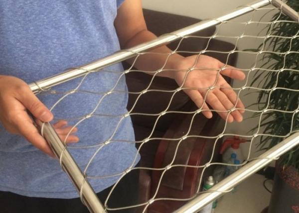 Quality 304/316 7*7 Zoo Wire Mesh Fence Green Wall Mesh Safety Net for sale
