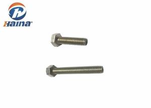 DIN933 Stainless Steel SS304 A2-70  full thread Hex Head Screw Bolt