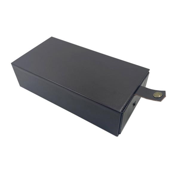 Hard cardboard Custom PU box , PU drawer eyeglasses box
