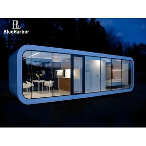 Buy cheap Steel Frame Prefab Mobile House / Integrated Smart Apple Cabin House product