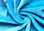 Customized Solid Color Polyester Minky Plush Fabric For Making Baby Blankets