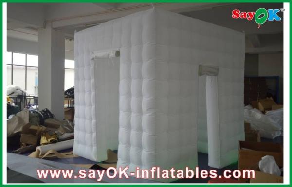 Quality Inflatable Photo Booth Enclosure Versatile Photo Studio / Wedding Ceremony Inflatable Photo Booth With 2 Doors for sale