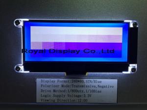 Buy cheap 240X80 Dots Graphic COG STN FSTN LCD Display With LCD Backlight product