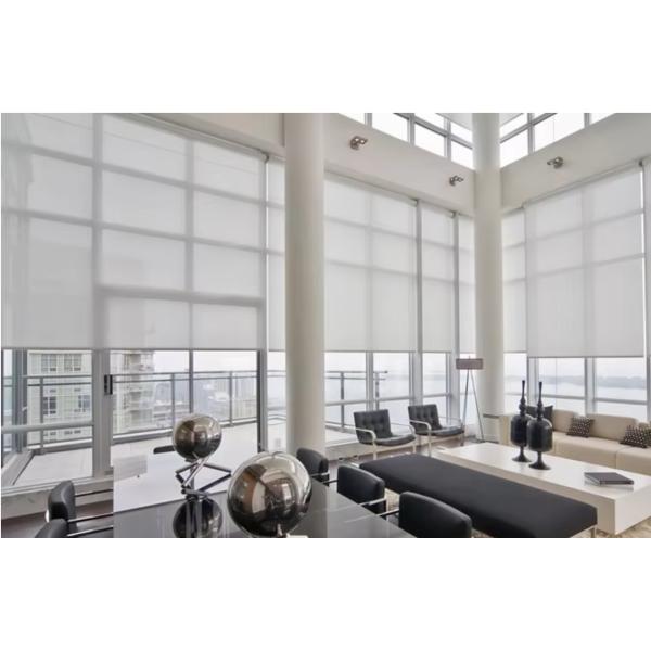 Window Polyester Roller Blackout Sunscreen Curtain Filtering Roll Up Blind Shades