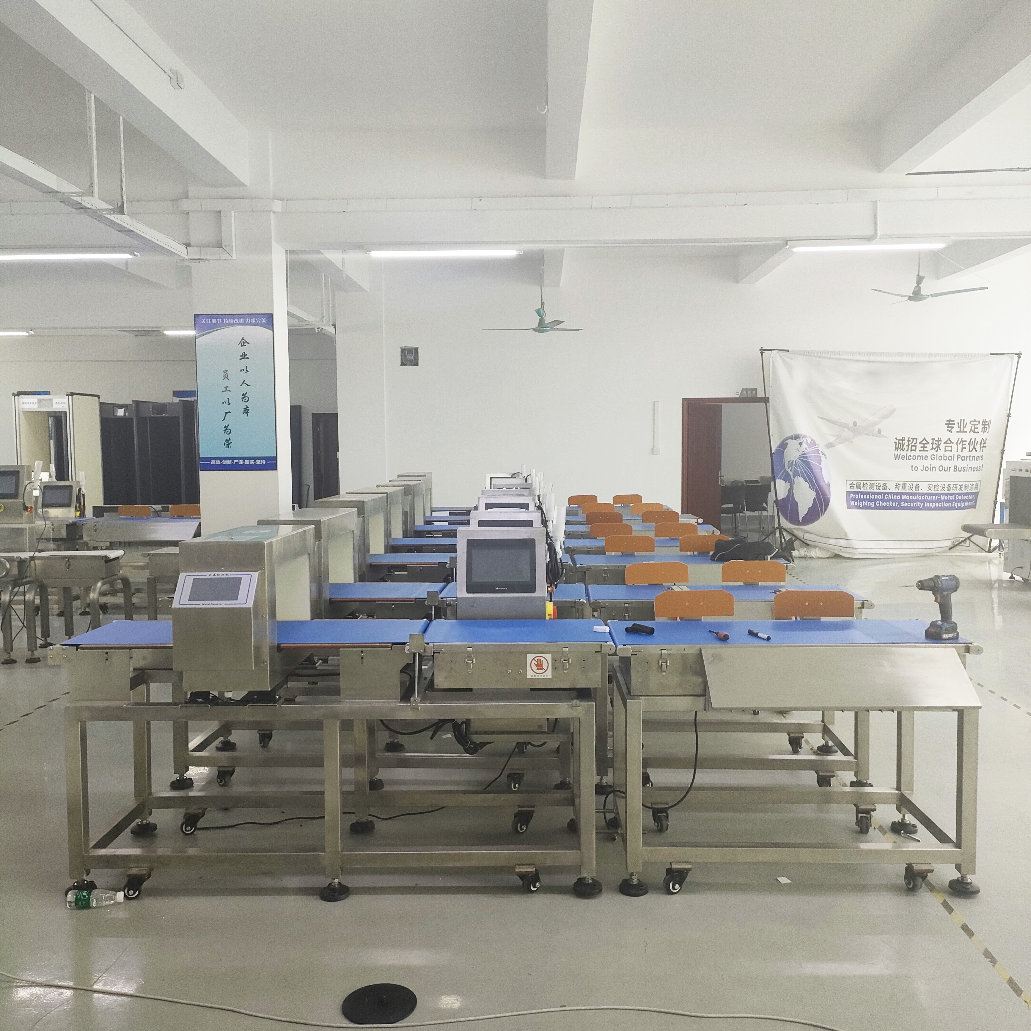 Conveyor Automatic Food Dynamic Checkweigher Machine With Rejector