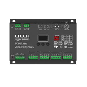 Buy cheap Led 16 Channel DMX Decoder Constant Voltage DC12V-24V 3A*16CH RJ45/XLR Port product