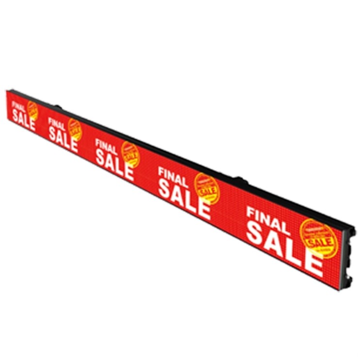 Wifi Hd Shelf Edge Shelf Mounted Led Screen / Display 150x60mm Module