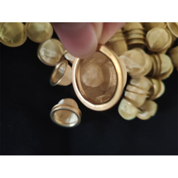 Brass Bronze Stainless Steel Wire Mesh Filter Elements Bowl Shaped