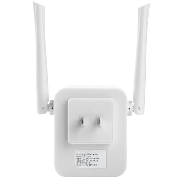 Quality 802.11n Wall Plug Wifi Booster , 2.4G 4G Router Wifi Extender for sale