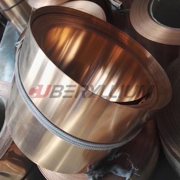 Quality Alloy 174 ASTM B768 Beryllium Bronze Strips With State HT TH04 For Fuse Clips for sale