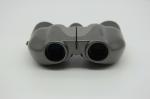 Folding Small Porro Kids Toy Binoculars Grey Convenient Easy Carrying With Strap