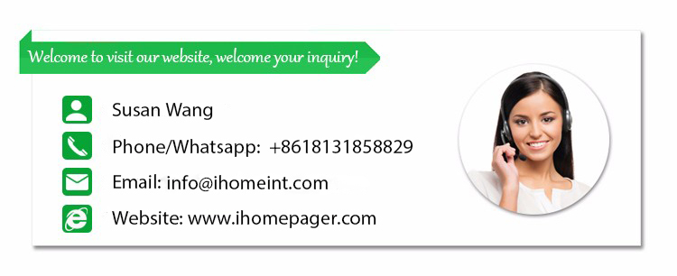 Hospital Wireless Pager Remote Panic Alarm Button System