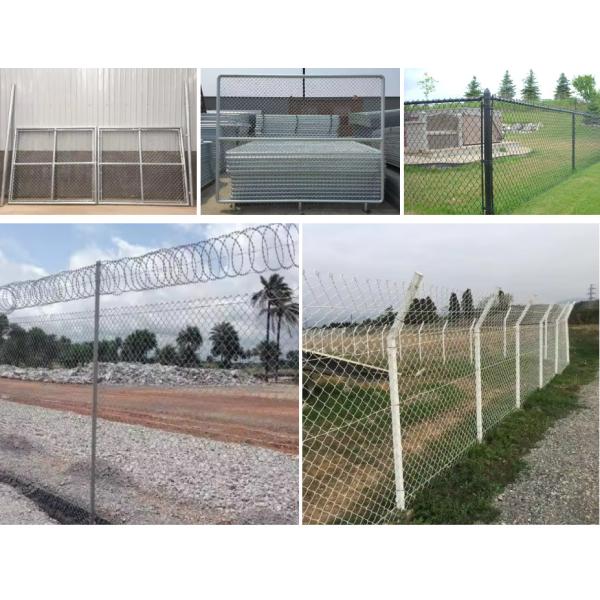 Crochet Mesh Pvc Galvanized Chain Link Mesh Roll For Garden Fence Installation