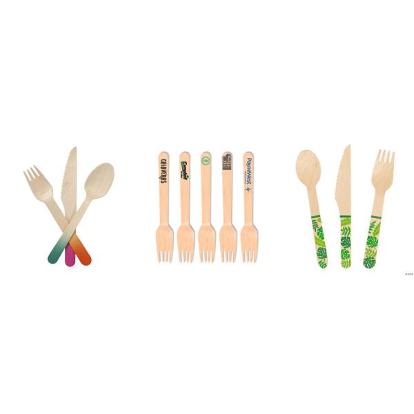 Bulk Disposable Wooden Utensils Spoons Bamboo Toothpicks Chopsticks