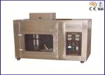 Plastic Horizontal Flammability Tester Burning Rate Test Apparatus With Angle