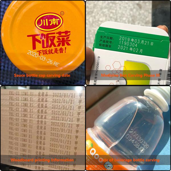 Co2 Laser Inkjet Printer Flying Co2 Laser Marking Machine On The Fly