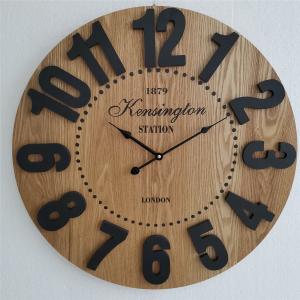 China Wall Clock Vintage Wrought Quartz Motivity Decorative Wooden Clocks on sale