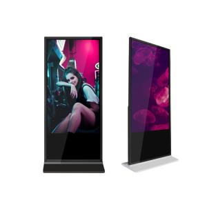 China Super Thin LED Floor Stand 43 Digital Advertising Kiosk on sale
